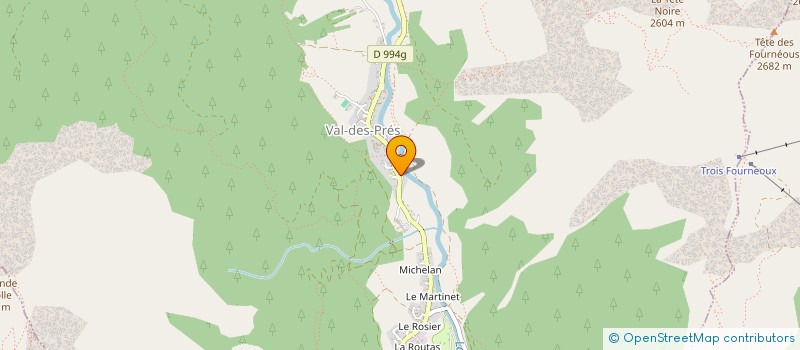 localisation de l'entreprise LE MARATHON DE LA CLAREE  VAL-DES-PRES