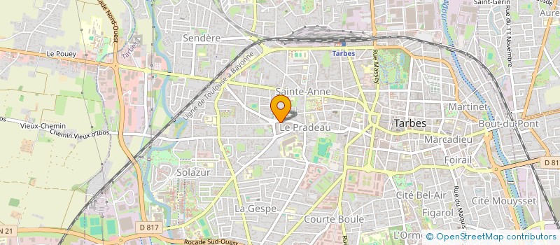 localisation de l'entreprise LE MARBORE  TARBES