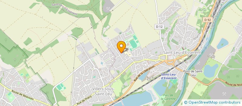 localisation de l'entreprise LE MARBRIER DE L'ATELIER  SAINT-LEU-D'ESSERENT