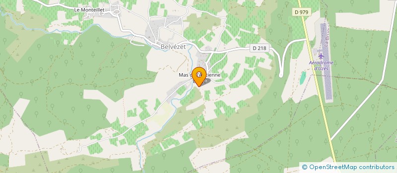 localisation de l'entreprise LE MARC DU CHAMP  BELVEZET