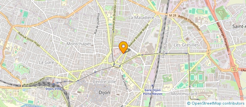 localisation de l'entreprise LE MARCEAU à DIJON