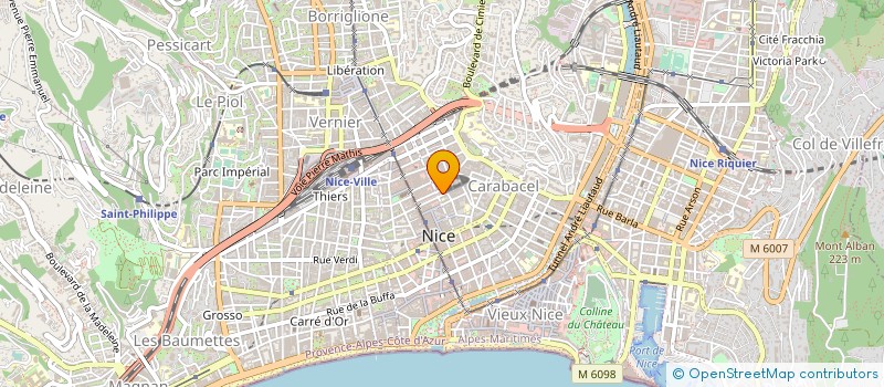 localisation de l'entreprise LE MARCHAND DE LA COTE à NICE