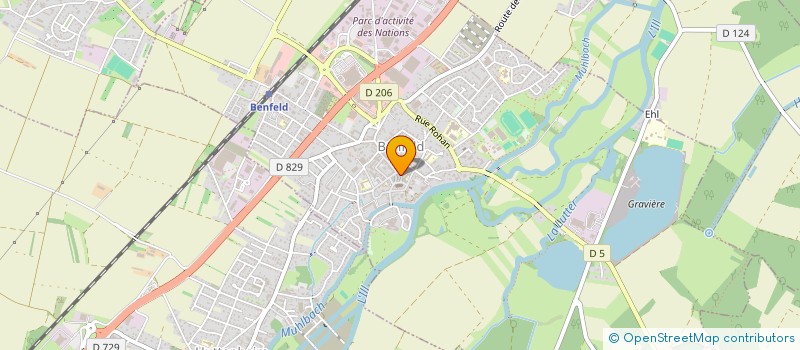 localisation de l'entreprise LE MARCHAND'OZ  BENFELD