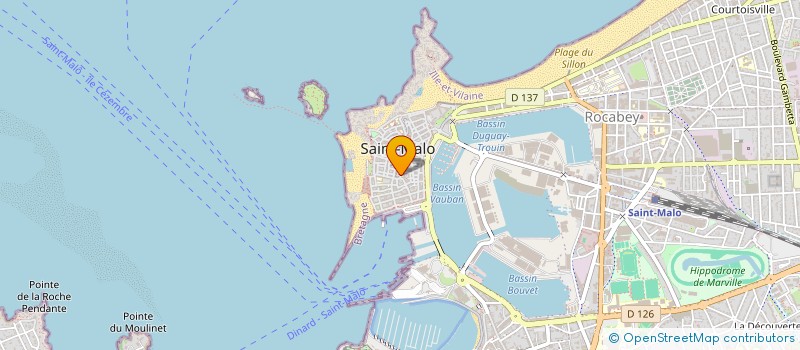 localisation de l'entreprise LE MARCHE à SAINT-MALO