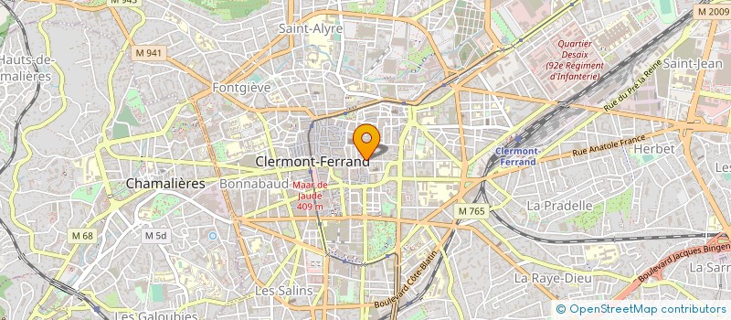 localisation de l'entreprise LE MARCHE  CLERMONT-FERRAND