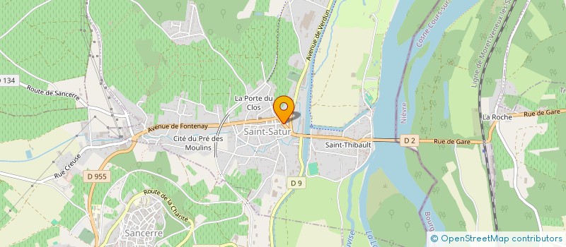 localisation de l'entreprise LE MARCHE  SAINT-SATUR