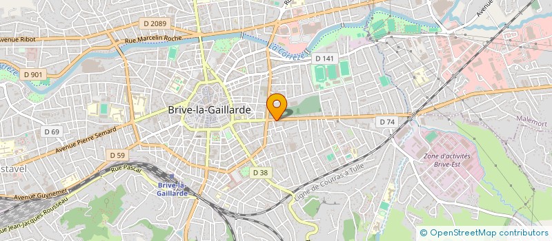 localisation de l'entreprise LE MARCHE AFRICAIN à BRIVE-LA-GAILLARDE