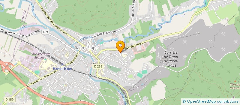 localisation de l'entreprise LE MARCHE AUX AFFAIRES - EL BASSRI à RAON-L'ETAPE