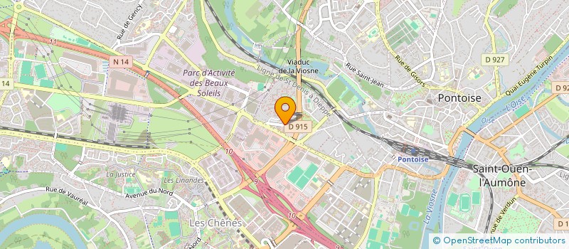 localisation de l'entreprise LE MARCHE BAUER  PONTOISE