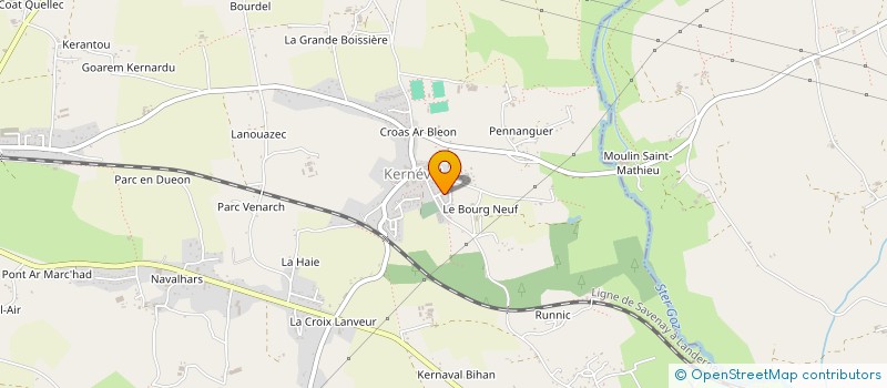 localisation de l'entreprise LE MARCHE BERBERE  MELGVEN