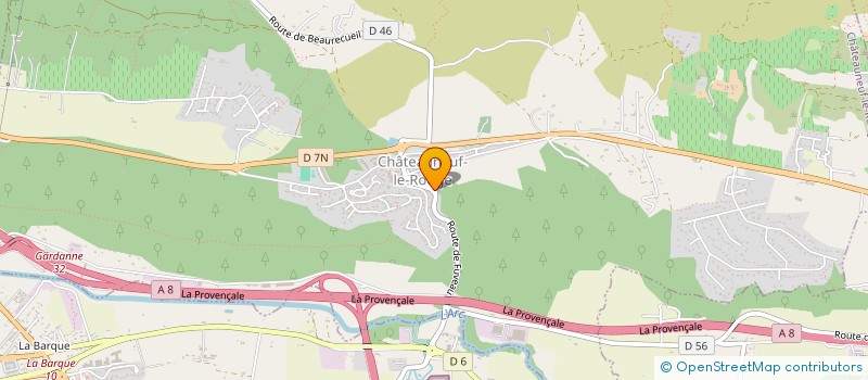 localisation de l'entreprise LE MARCHE BIO DE PIERRE à CHATEAUNEUF-LE-ROUGE