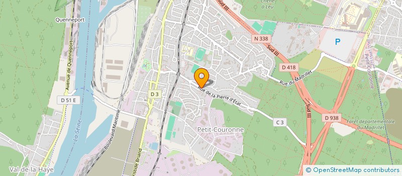 localisation de l'entreprise LE MARCHE COURONNAIS  PETIT-COURONNE