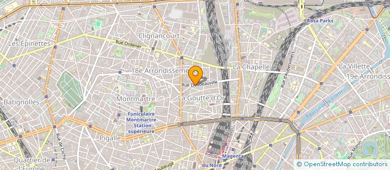 localisation de l'entreprise LE MARCHE D'ABIDJAN à PARIS