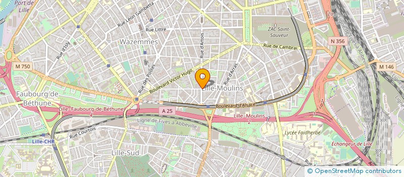 localisation de l'entreprise LE MARCHE D'ARTOIS à LILLE