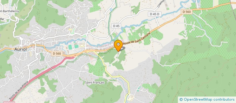 localisation de l'entreprise LE MARCHE D'AURIOL  AURIOL