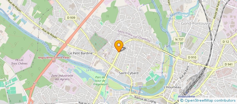 localisation de l'entreprise LE MARCHE D'EDITH à ANGOULEME