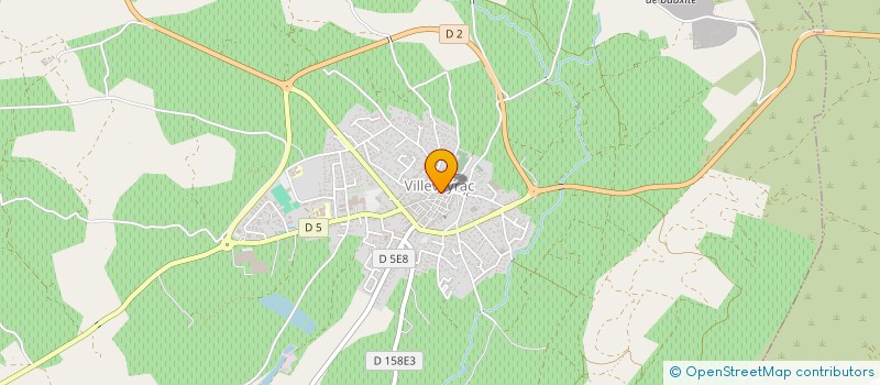 localisation de l'entreprise LE MARCHE DE DORINNE  VILLEVEYRAC