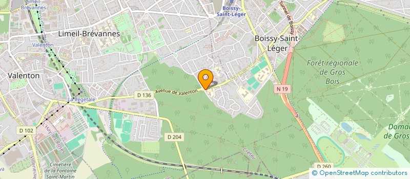 localisation de l'entreprise LE MARCHE DE FRANCE  LIMEIL-BREVANNES