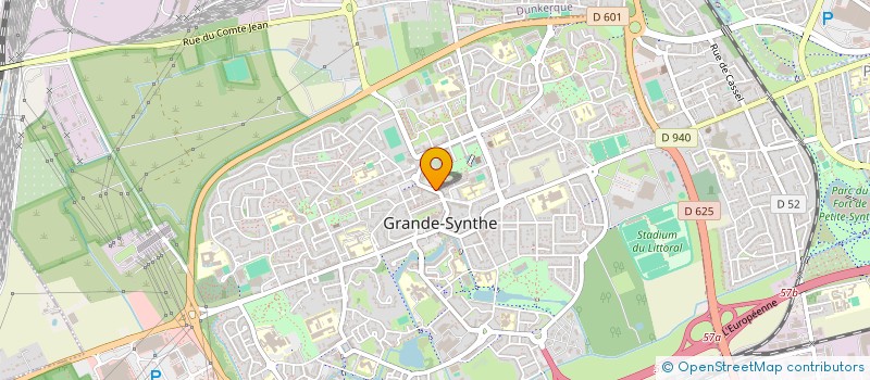 localisation de l'entreprise LE MARCHE DE L'EUROPE  GRANDE-SYNTHE