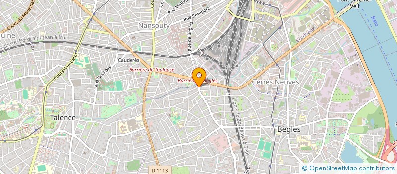 localisation de l'entreprise LE MARCHE DE LA FERRADE à BEGLES