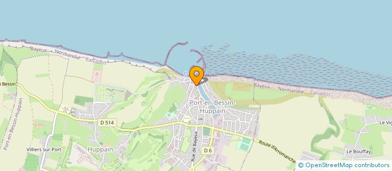 localisation de l'entreprise LE MARCHE DE LALIE à PORT-EN-BESSIN-HUPPAIN