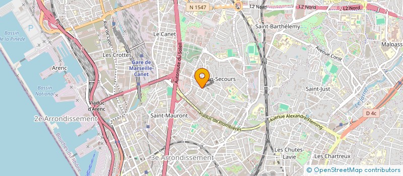 localisation de l'entreprise LE MARCHE DE LYLY à MARSEILLE