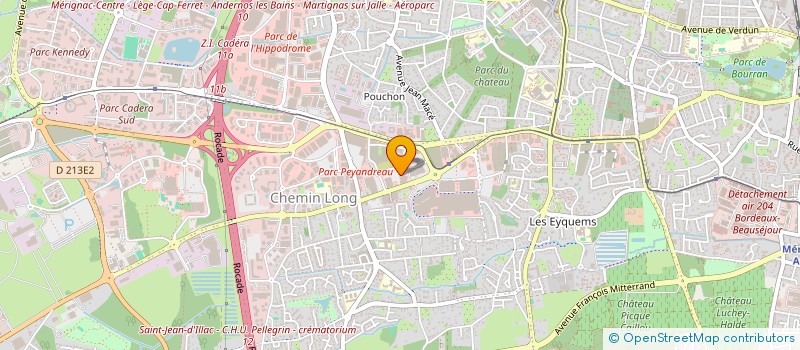 localisation de l'entreprise LE MARCHE DE MERIGNAC GIE  MERIGNAC