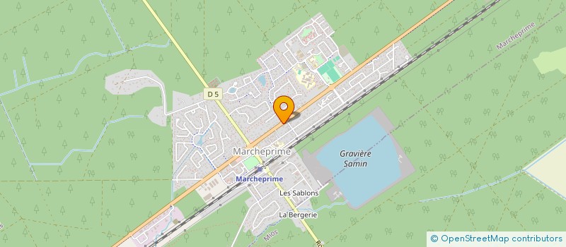 localisation de l'entreprise LE MARCHE DE PAULINE  MARCHEPRIME