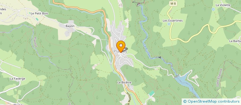 localisation de l'entreprise LE MARCHE DE PLANFOY  MARLHES