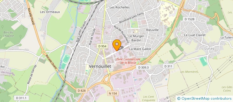 localisation de l'entreprise LE MARCHE DE PLEIN SUD à VERNOUILLET