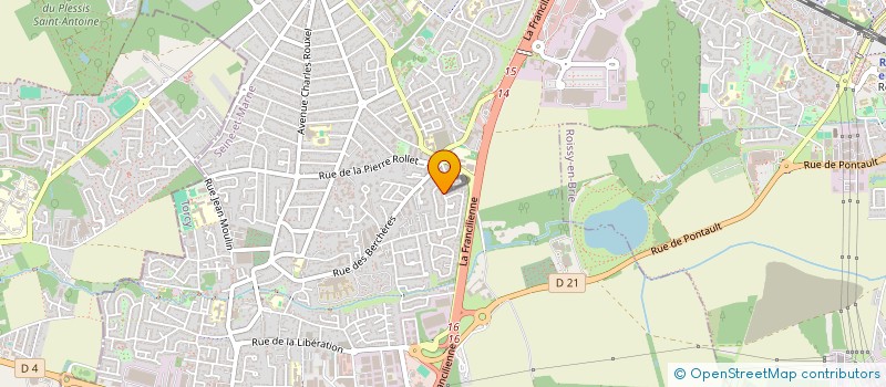 localisation de l'entreprise LE MARCHE DE PONTAULT à PONTAULT-COMBAULT