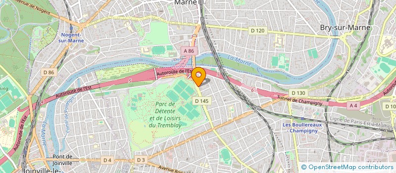 localisation de l'entreprise LE MARCHE DE TREMBLAY à CHAMPIGNY-SUR-MARNE