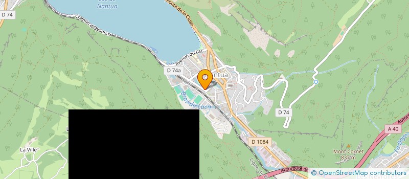 localisation de l'entreprise LE MARCHE DES ETOILES à NANTUA