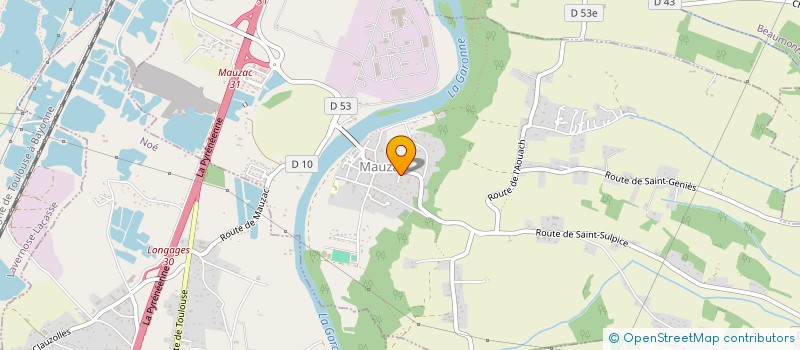 localisation de l'entreprise LE MARCHE DES LOUIS  MAUZAC