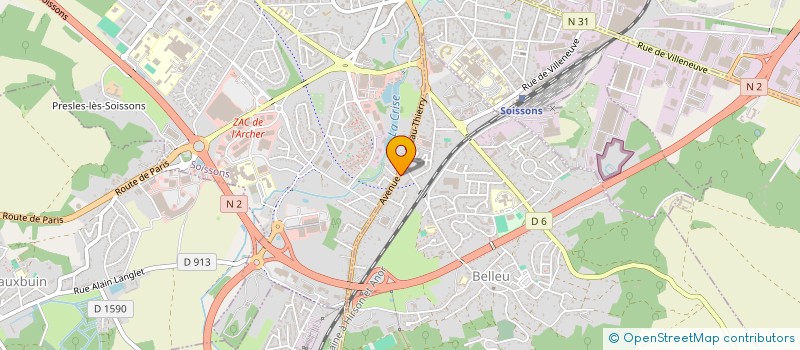 localisation de l'entreprise LE MARCHE DES QUATRE SAISONS à BELLEU