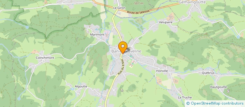 localisation de l'entreprise LE MARCHE DU BAN  BAN-DE-LAVELINE