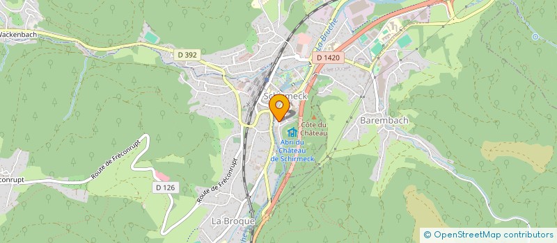 localisation de l'entreprise LE MARCHE DU BOUCHER  SCHIRMECK