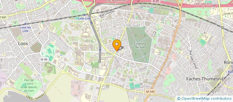 localisation de l'entreprise LE MARCHE DU FAUBOURG à LILLE