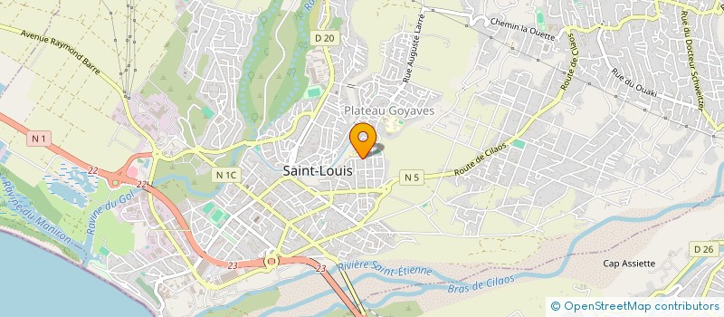 localisation de l'entreprise LE MARCHE DU PLANTEUR à SAINT-LOUIS