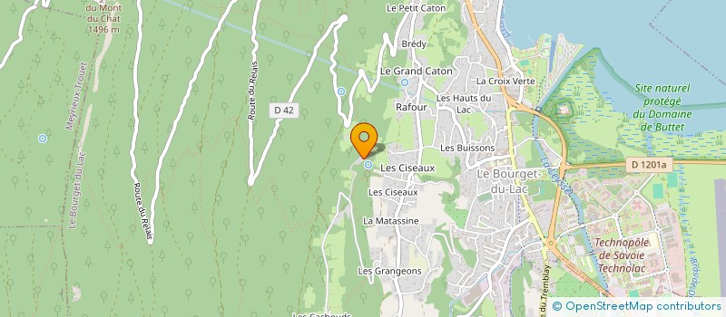 localisation de l'entreprise LE MARCHE DU POULET  LE BOURGET-DU-LAC
