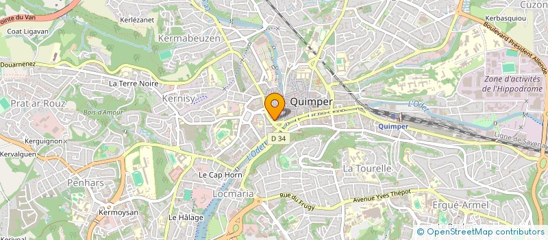localisation de l'entreprise LE MARCHE DU SALON à QUIMPER