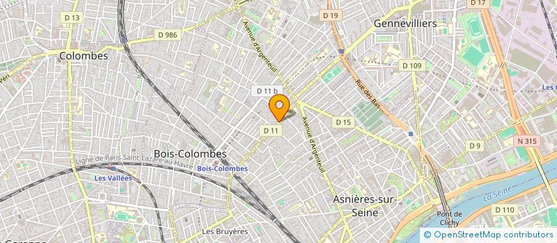 localisation de l'entreprise LE MARCHE EXOTIQUE à BOIS-COLOMBES