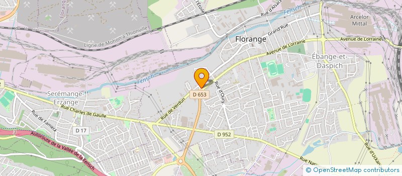 localisation de l'entreprise LE MARCHE FRAIS à FLORANGE