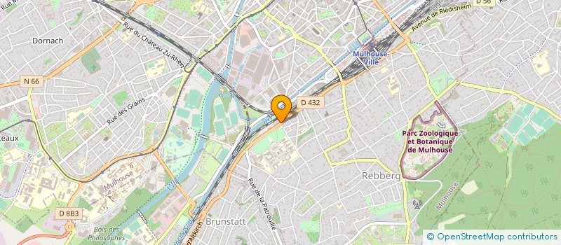 localisation de l'entreprise LE MARCHE FRUITS ET LEGUMES à MULHOUSE