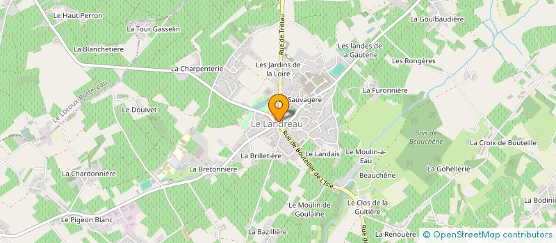 localisation de l'entreprise LE MARCHE LANDREEN à LE LANDREAU