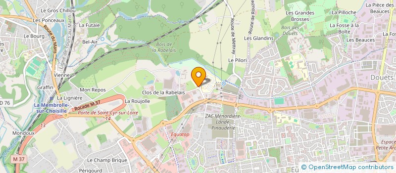 localisation de l'entreprise LE MARCHE MOBILE à SAINT-CYR-SUR-LOIRE