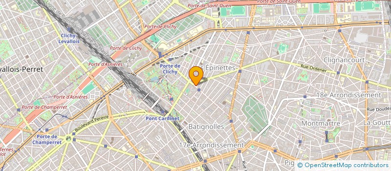 localisation de l'entreprise LE MARCHE MONTMARTRE  PARIS