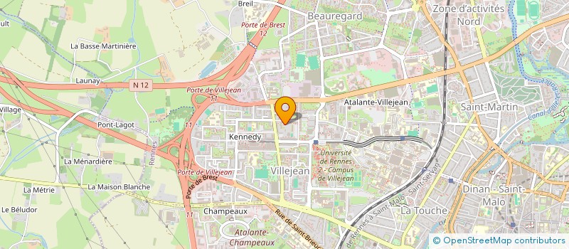 localisation de l'entreprise LE MARCHE NOIR à RENNES