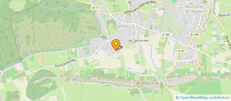 localisation de l'entreprise LE MARCHE PROVENCAL à LES BAUX-DE-PROVENCE