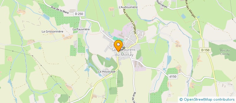 localisation de l'entreprise LE MARCHE RURAL  MAUGES-SUR-LOIRE